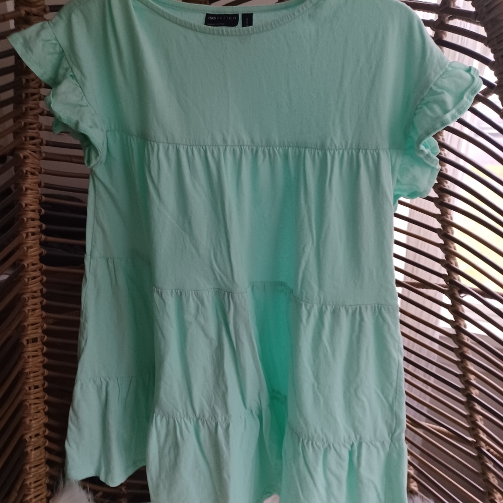 Mint green dress